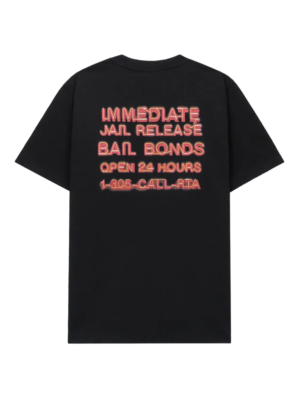 RTA graphic-print short-sleeve T-shirt Zwart