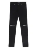 RTA Bryant ""Rest In Peace"" skinny jeans - Black