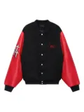 RTA Marty flame-print jacket - Black