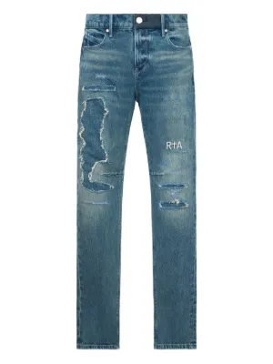 RTA Clayton ダメージ スキニージーンズ | ブルー | FARFETCH JP