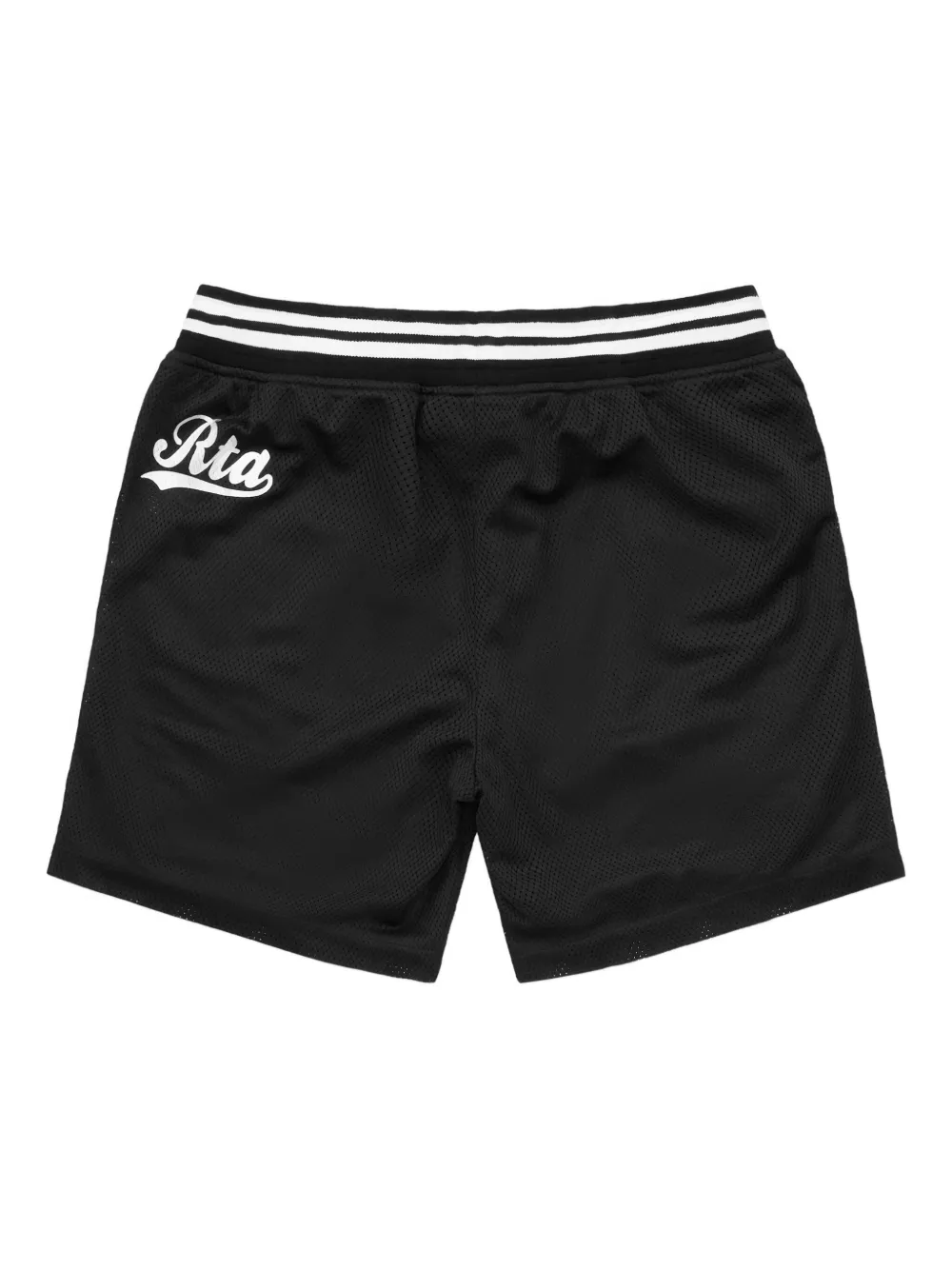 RTA mesh-panel drawstring shorts Zwart