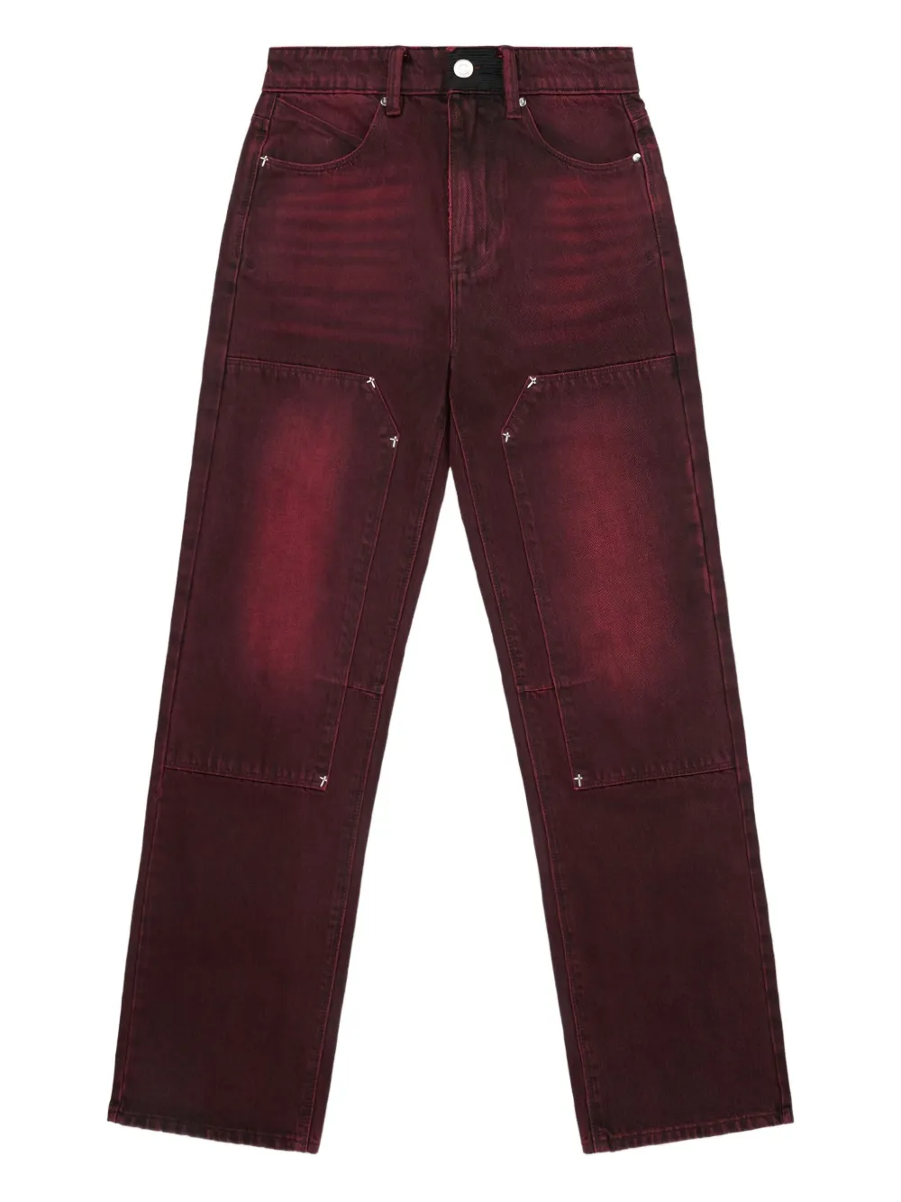RTA washed jeans Rood
