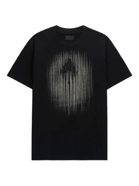 RTA etched-monogram t-shirt
