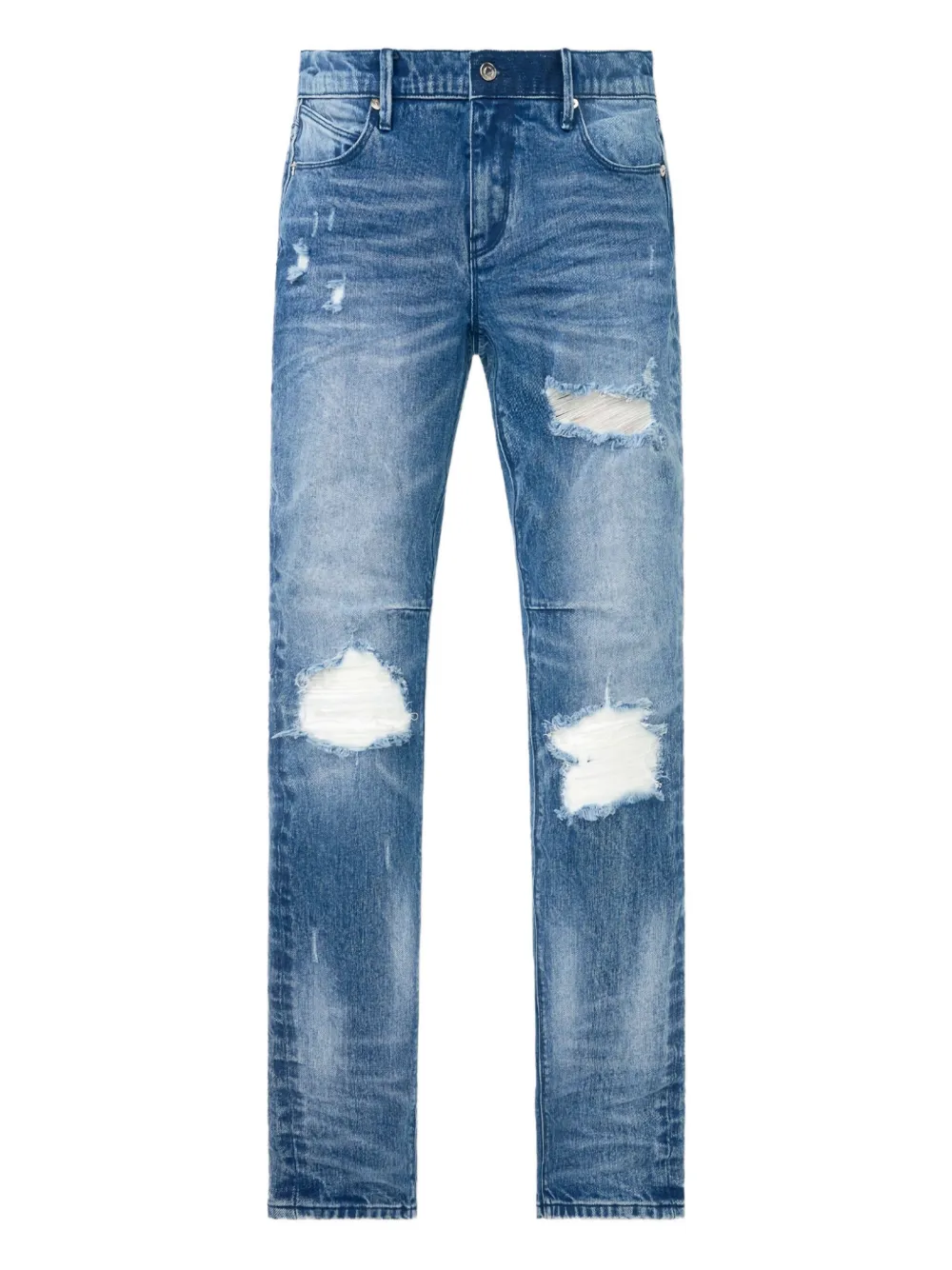 RTA distressed panelled jeans | Blue | Image 1