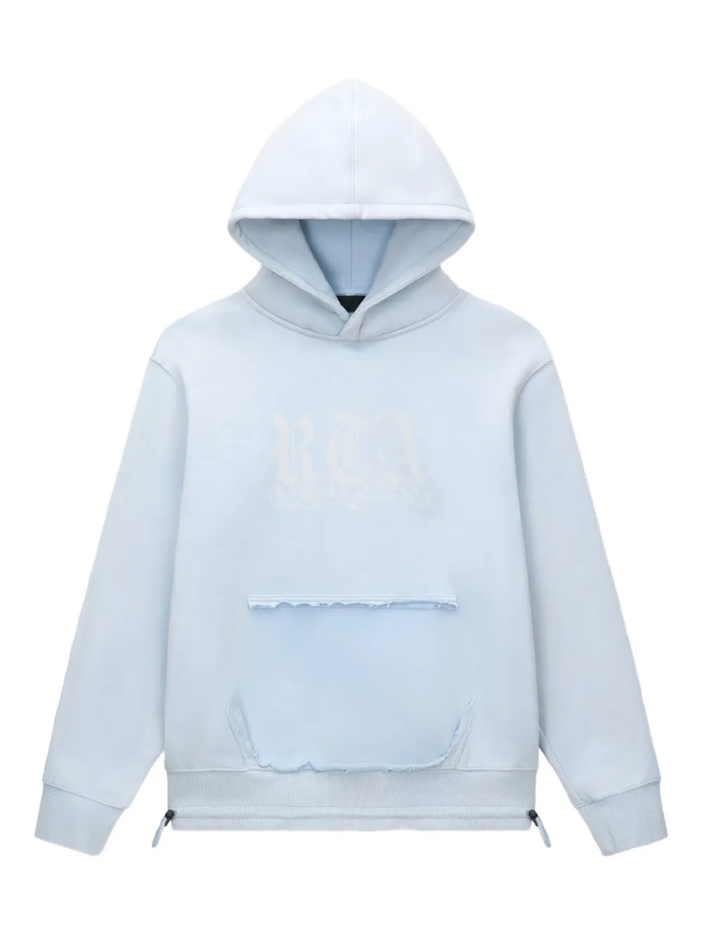 RTA Jordan logo-print hoodie Blauw