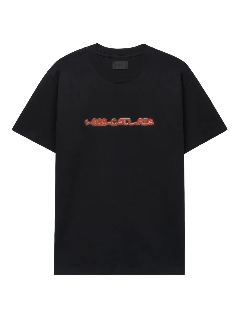 RTA graphic-print t-shirt Zwart