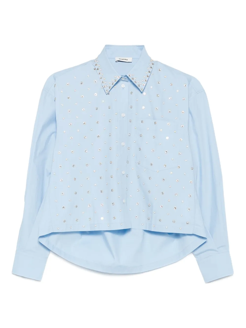 SANDRO camisa con detalles | azul | Image 1
