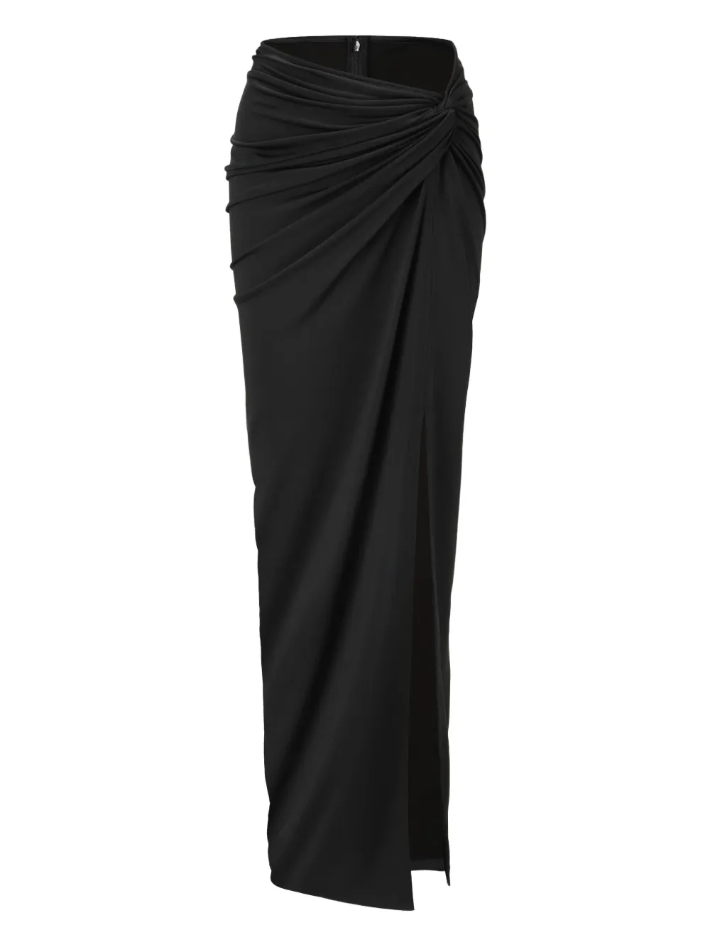 OUDE WAAG knot-detailed maxi skirt | Black | Image 1