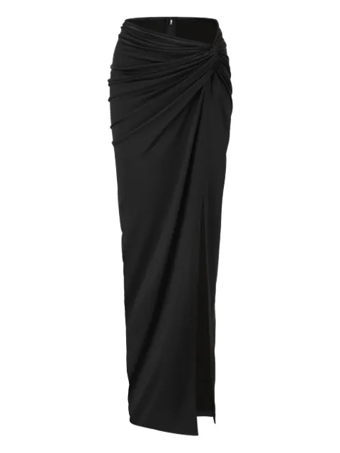 OUDE WAAG knot-detailed maxi skirt