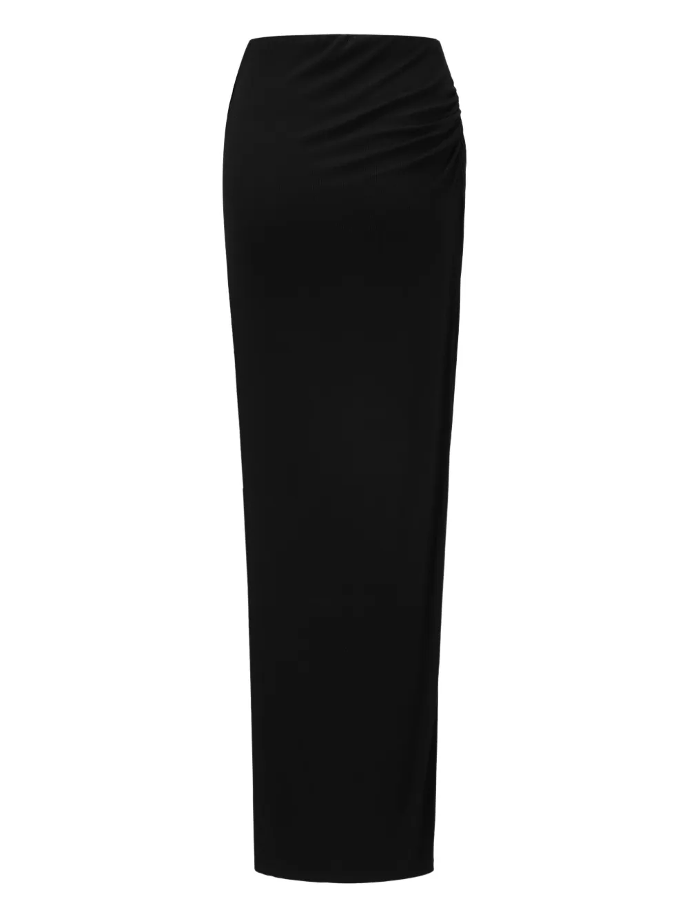 OUDE WAAG draped maxi skirt - Zwart