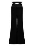 OUDE WAAG cut-out trousers - Black