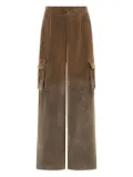 OUDE WAAG wide-leg trousers - Brown