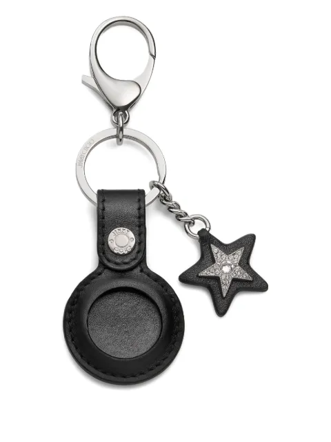 Jimmy Choo スター レザーキーホルダー