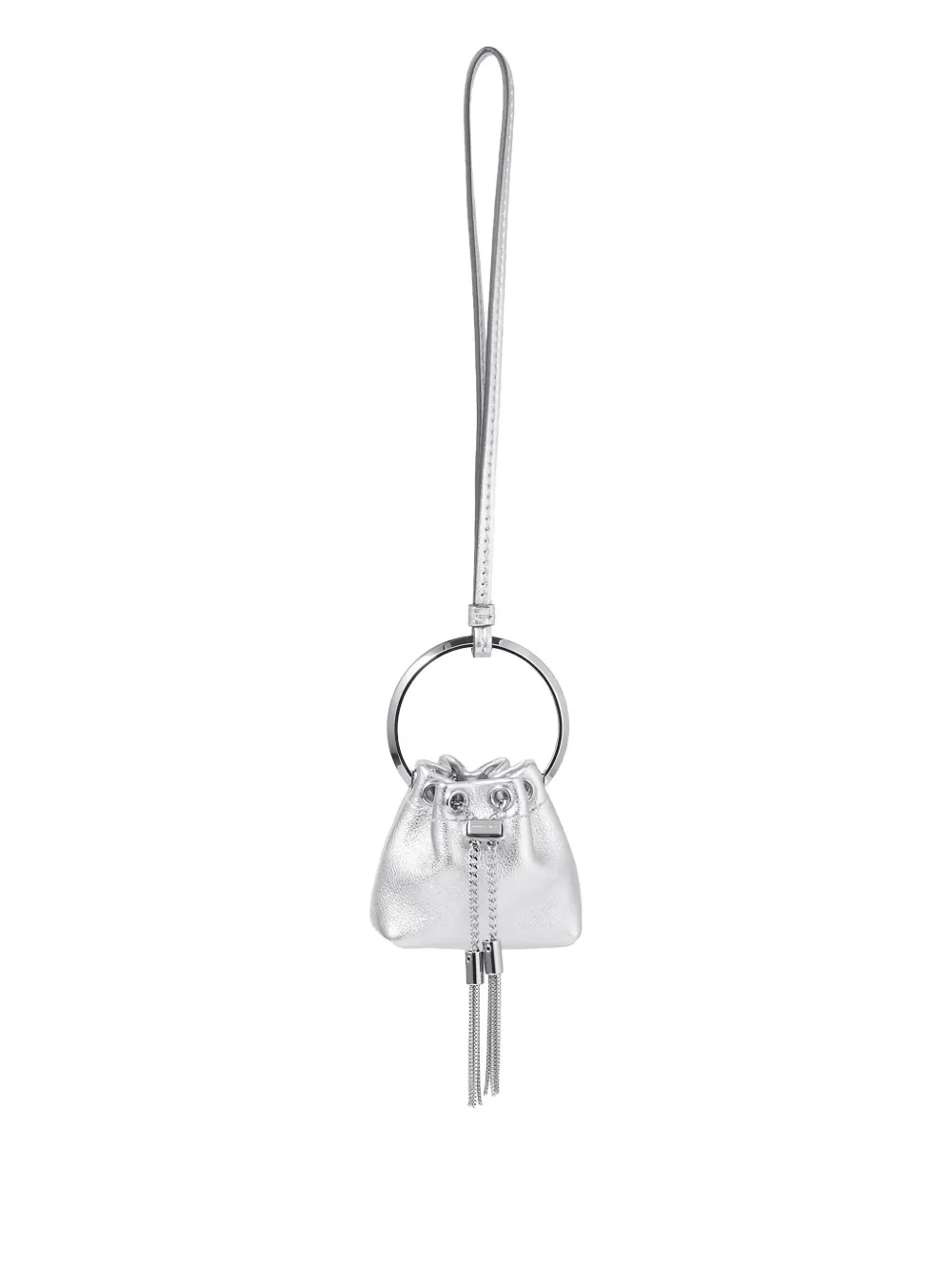 Jimmy Choo Bon Bon keyring charm | Silver | Image 1