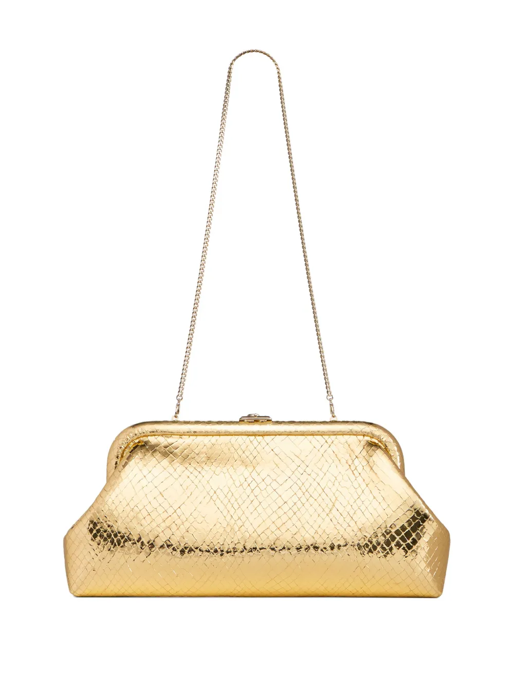 Jimmy Choo metallic textured clutch bag | Image 2