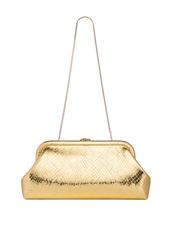 Jimmy Choo Skylar Clutch Bag | Gold | FARFETCH JO