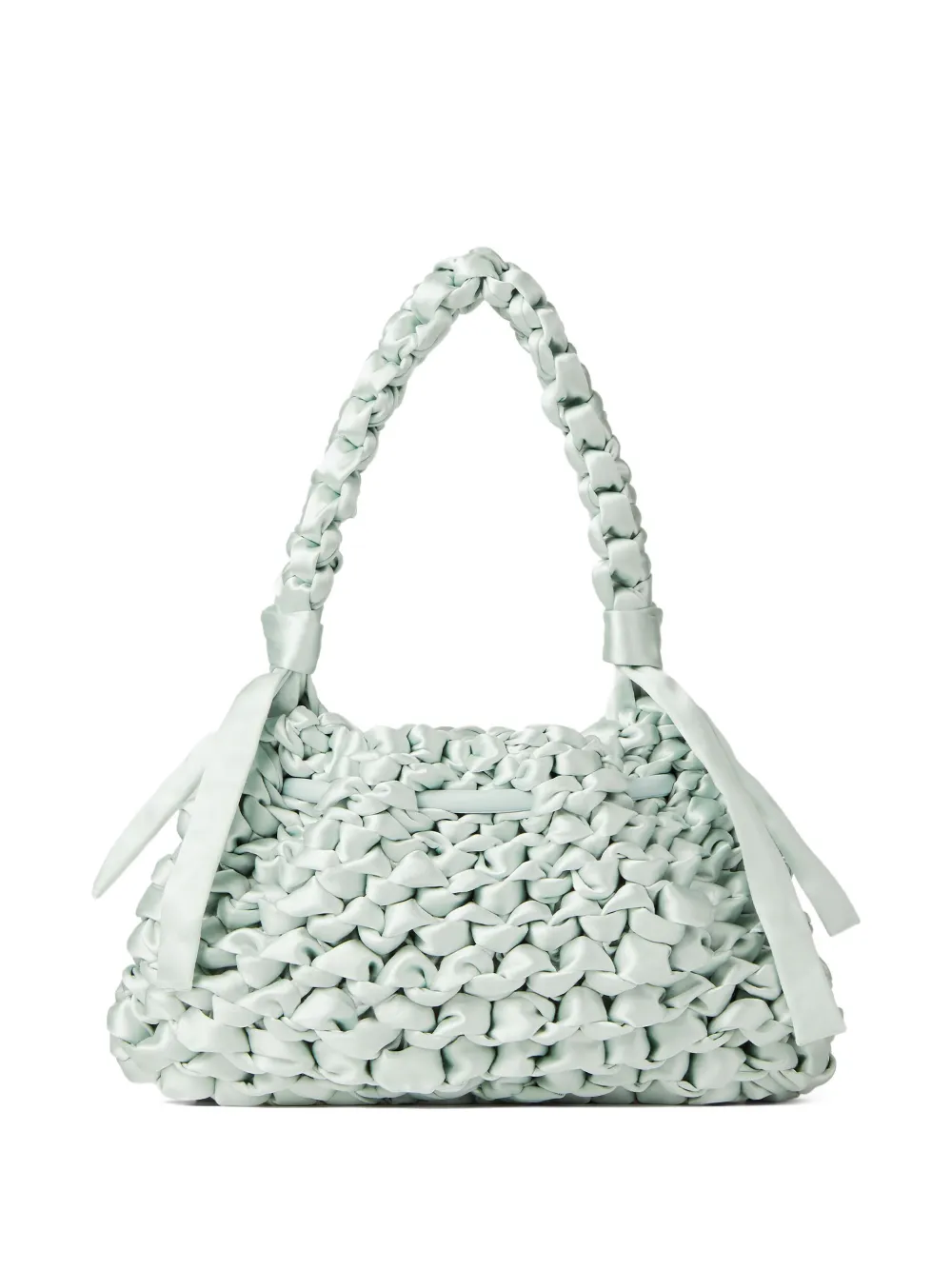 Jimmy Choo small Cinch leather shoulder bag - Groen