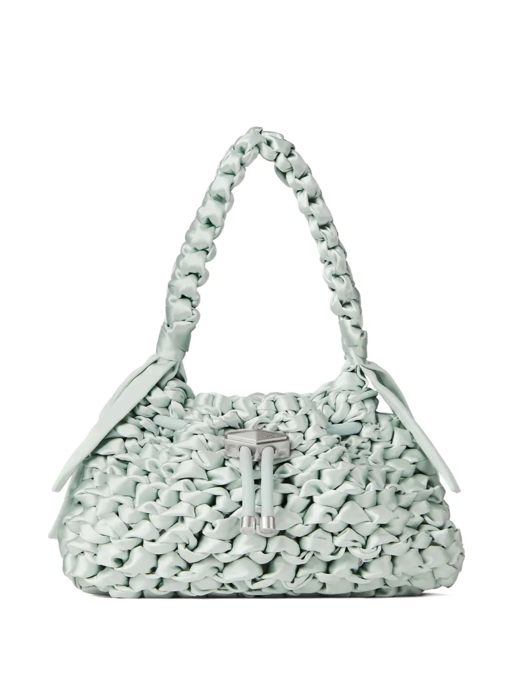 Jimmy Choo small Cinch leather shoulder bag - グリーン Jimmy Choo small Cinch leather shoulder bag - グリーン