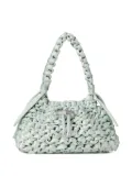 Jimmy Choo small Cinch leather shoulder bag - Green