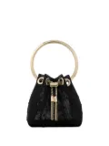 Jimmy Choo mini Bon Bon cross body bag - Black
