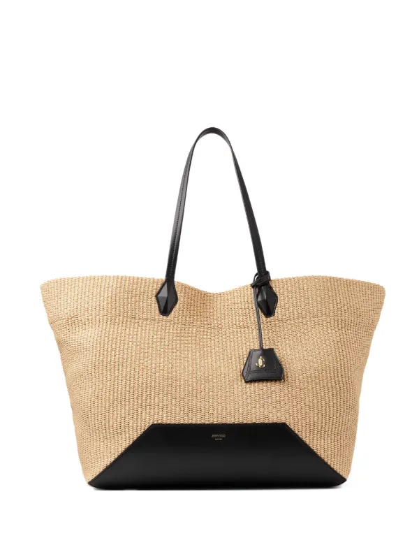 Jimmy Choo Large Diamond Tote Bag in Neutrals