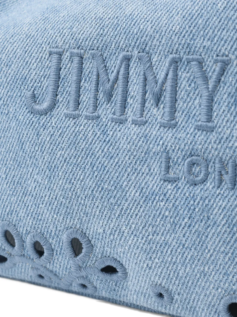 Jimmy Choo Uitgesneden schoudertas met trekkoord Blauw