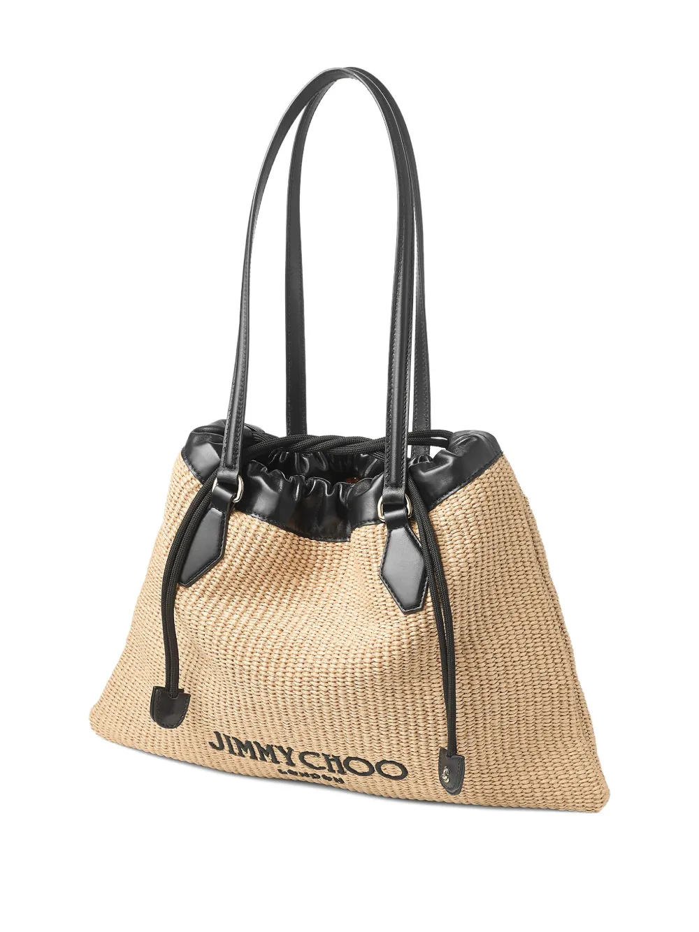 Jimmy Choo Shopper met trekkoord Beige