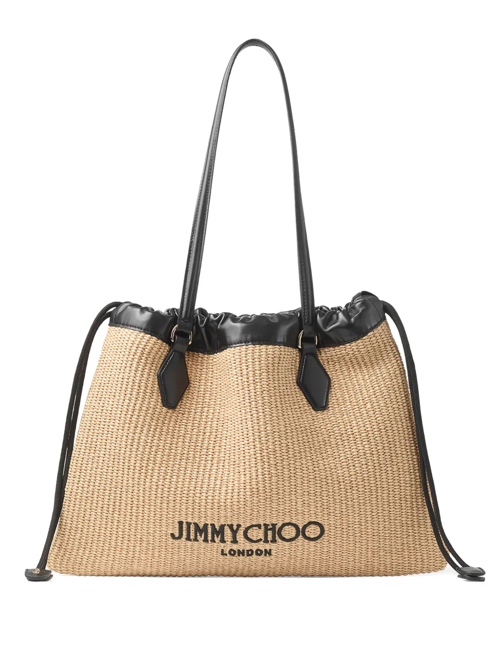 Jimmy Choo Shopper met trekkoord Beige
