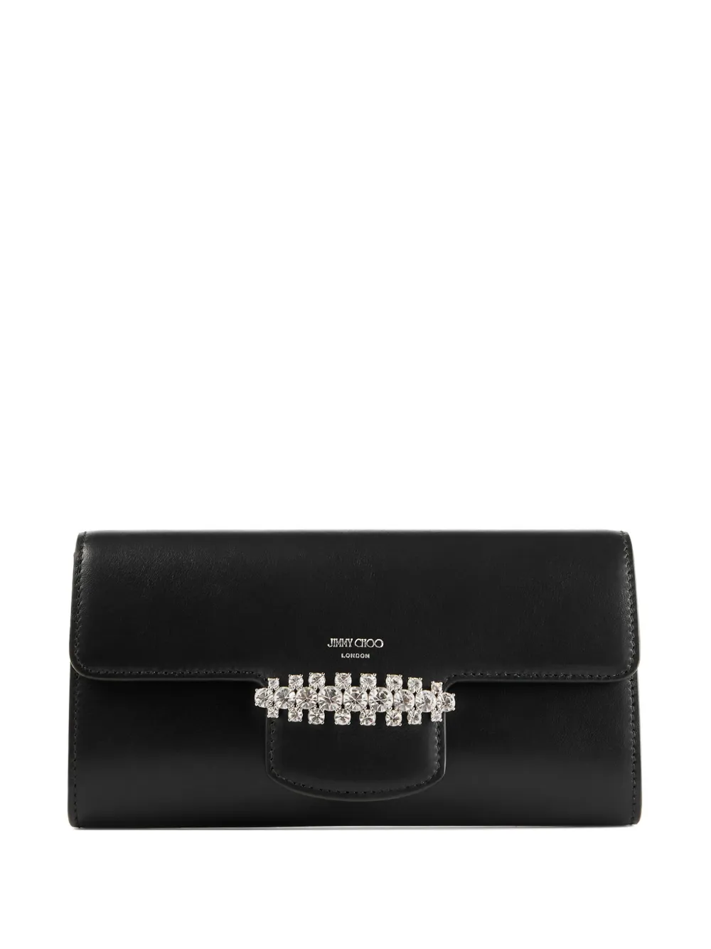 Jimmy Choo Bing Crystal-embellished Wallet-on-chain