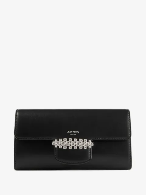 Jimmy Choo Bing crystal-embellished wallet chain