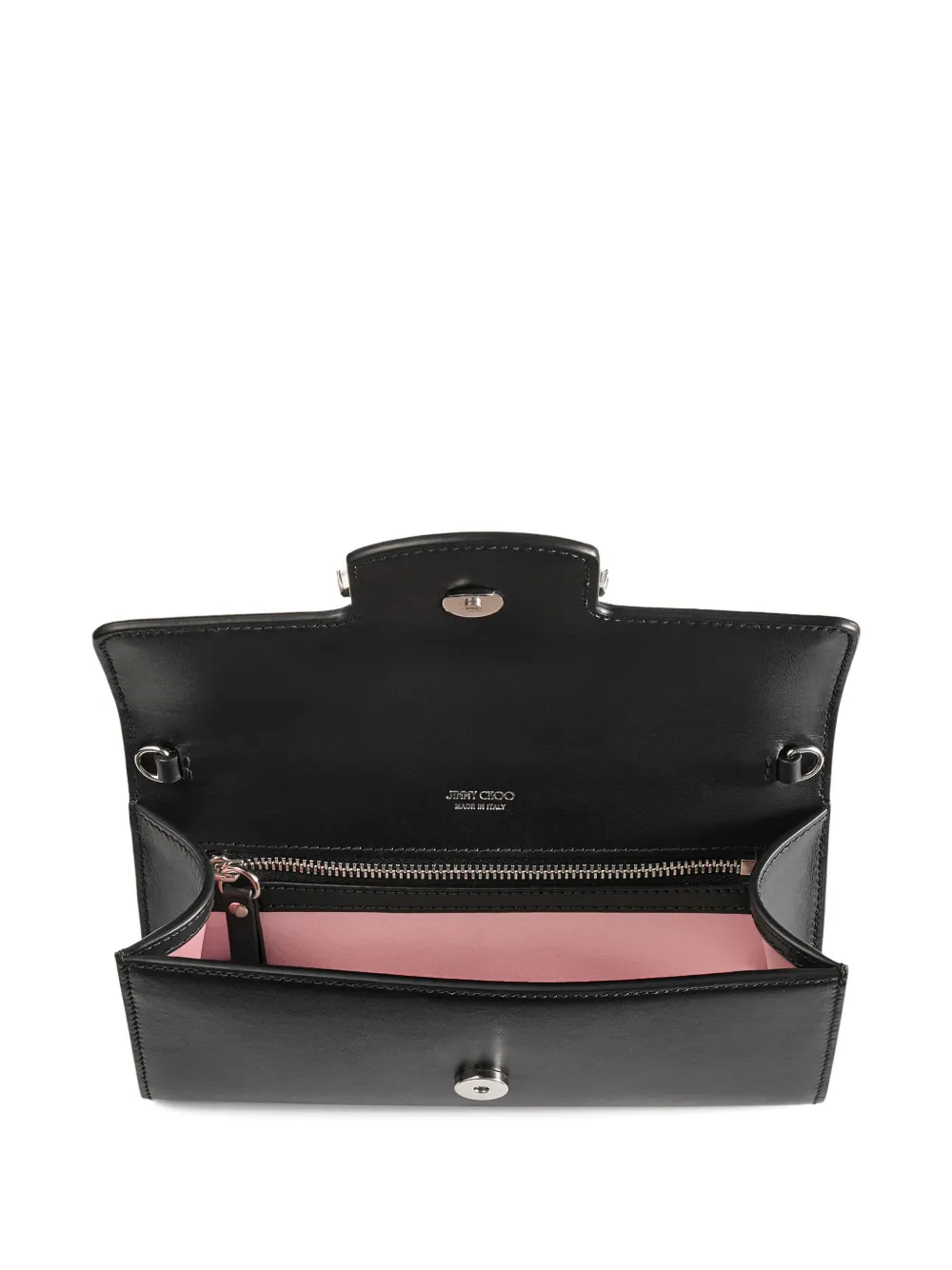 Jimmy Choo Bing Crystal-embellished Wallet-on-chain