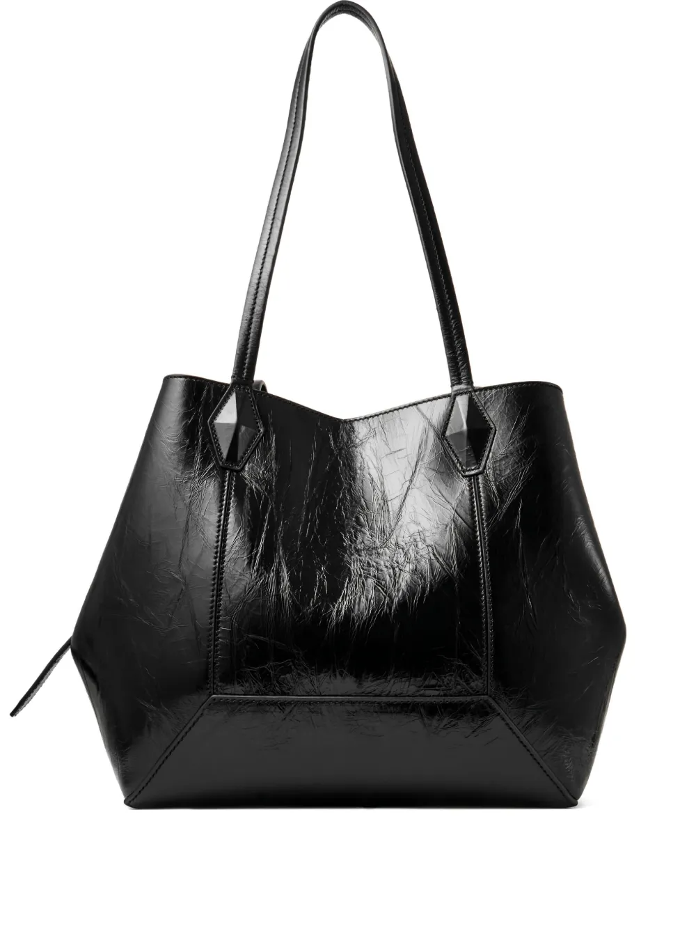 Jimmy Choo Diamond ハンドバッグ M - ブラック Jimmy Choo Diamond ハンドバッグ M - ブラック