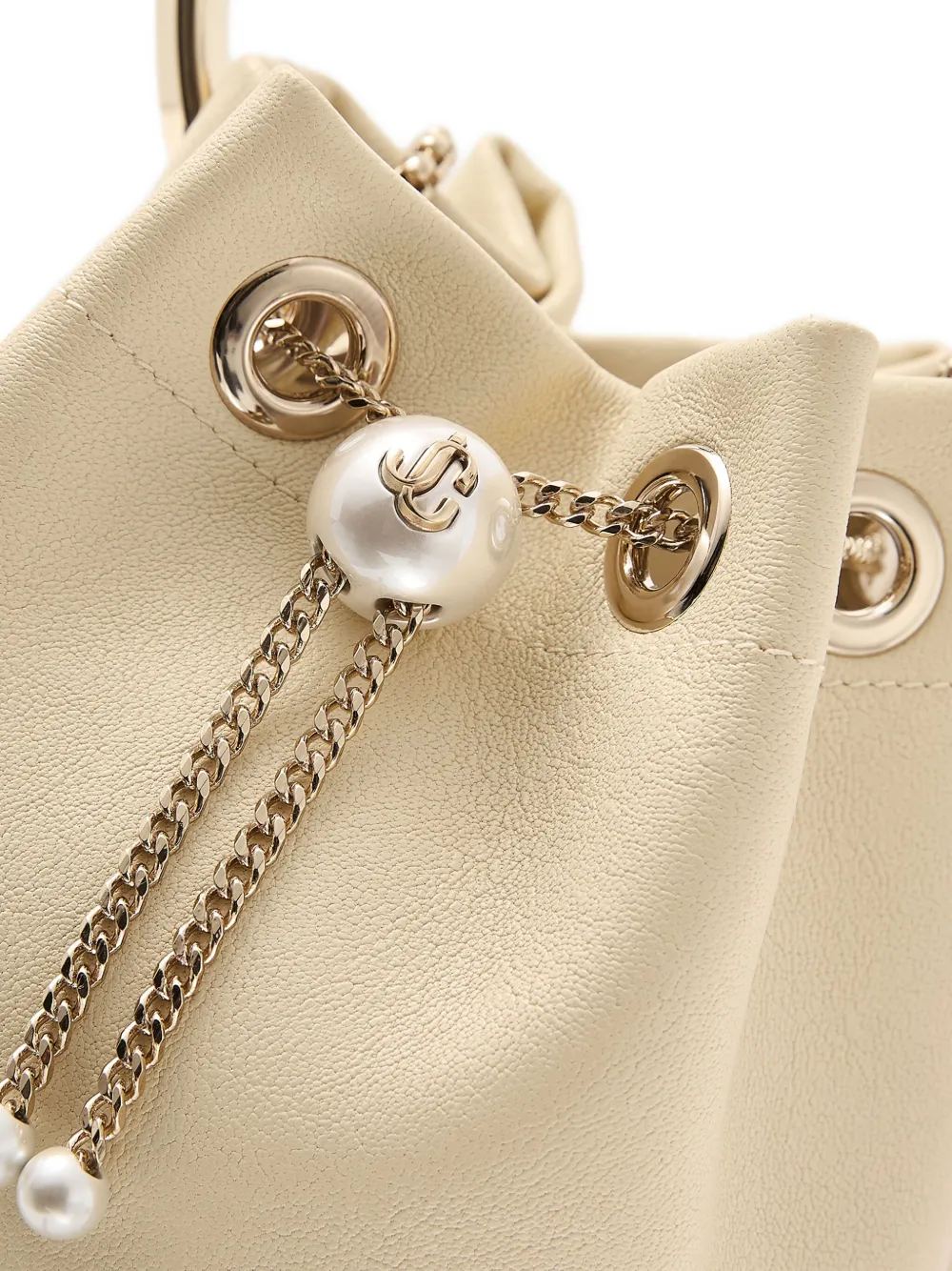 Jimmy Choo Bon bucket-tas Beige