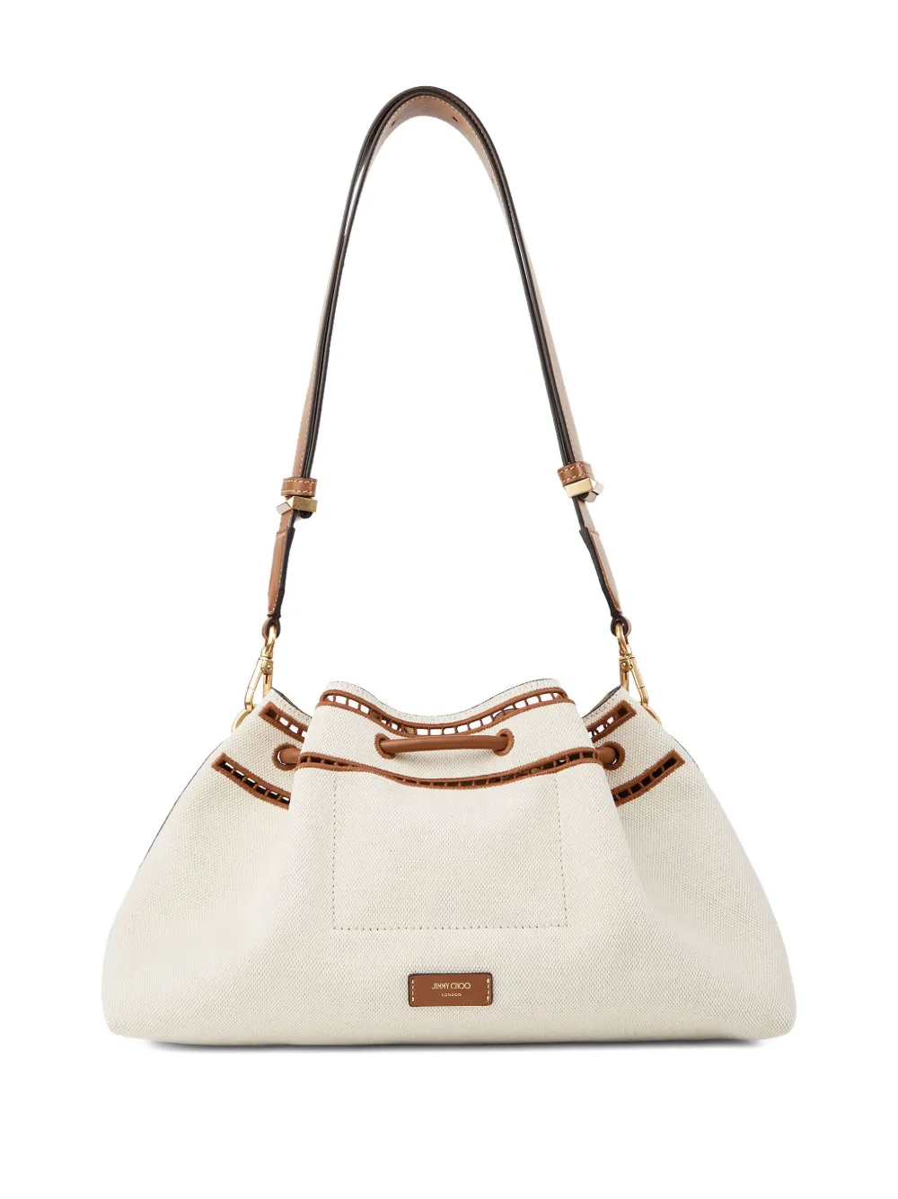 Jimmy Choo medium Cinch shoulder bag - Beige
