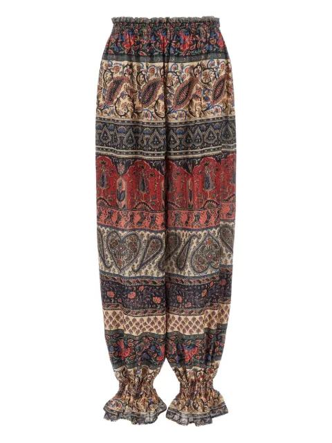 Valentino Garavani paisley-print elasticated trousers
