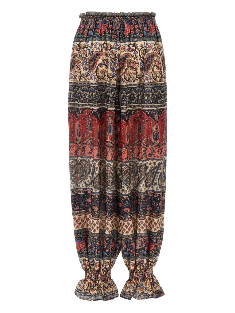 Valentino Garavani Elastische broek met paisley-print - Rood