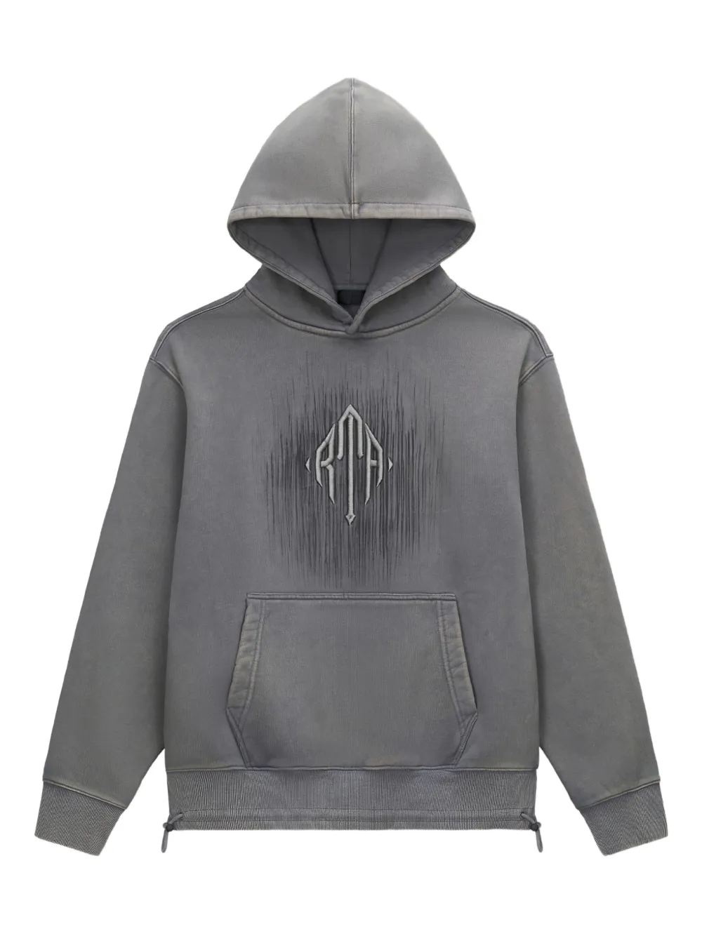 RTA Jordan logo-embroidered hoodie STONE ETCHED MONOGRAM