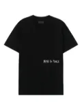RTA Liam cross-print T-shirt - BLACK RIP CROSS