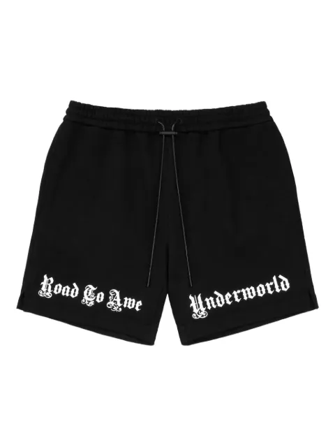 RTA embroidered-logo shorts