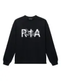 RTA Jaylen snake-print sweatshirt - Black