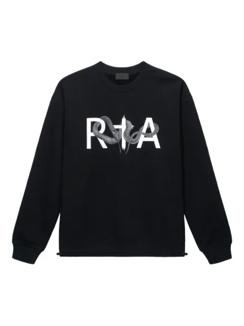 RTA Jaylen snake-print sweatshirt