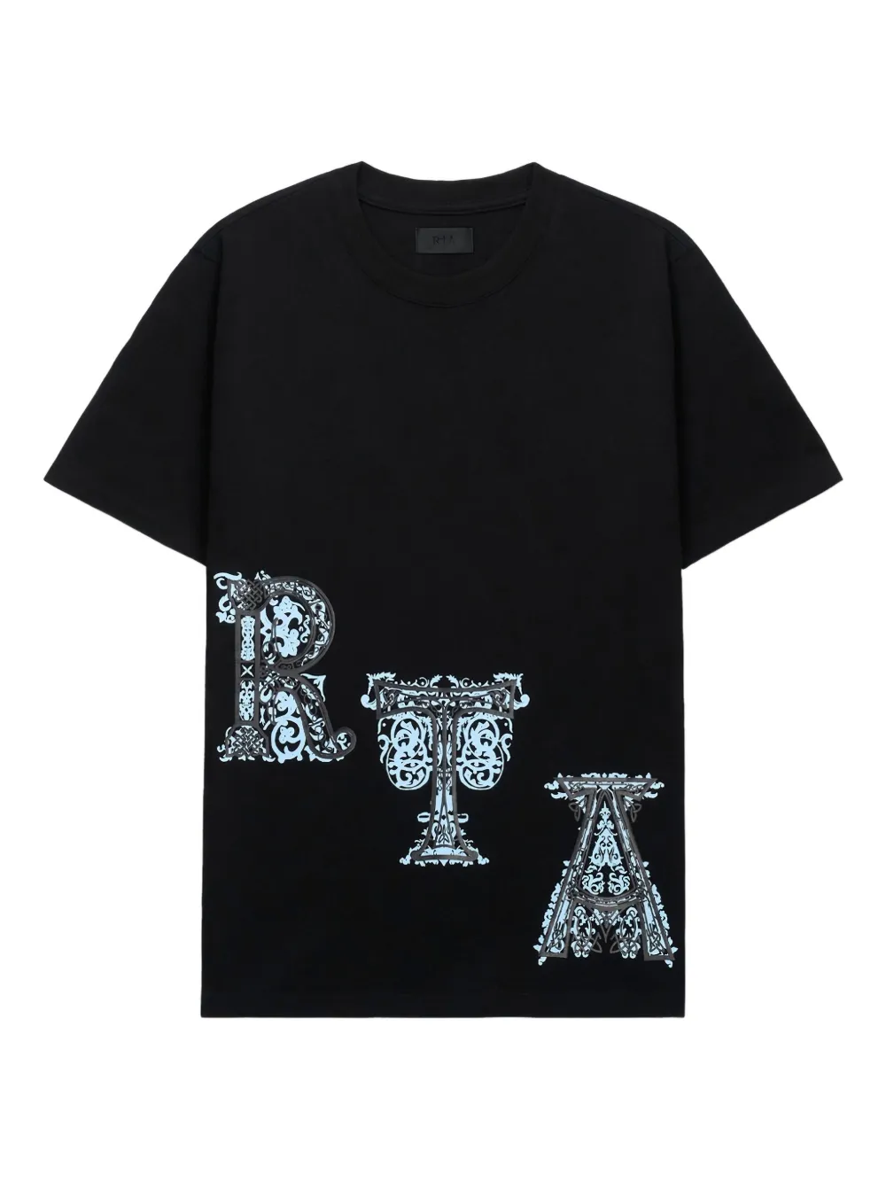RTA logo-print short-sleeve t-shirt Zwart