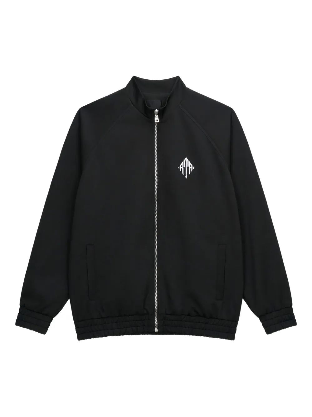 RTA embroidered-logo cardigan Zwart