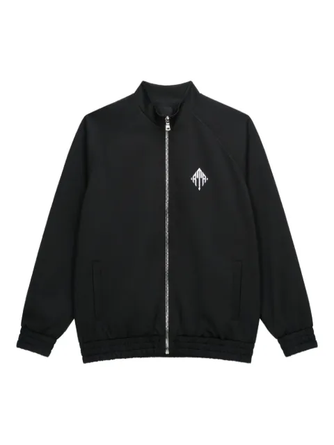 RTA embroidered-logo cardigan