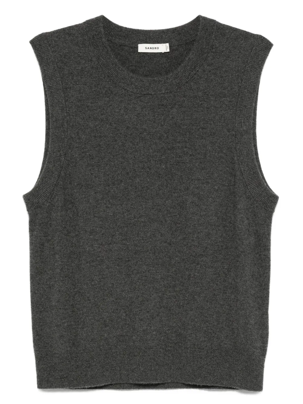 SANDRO chaleco con cuello redondo | gris | Image 1