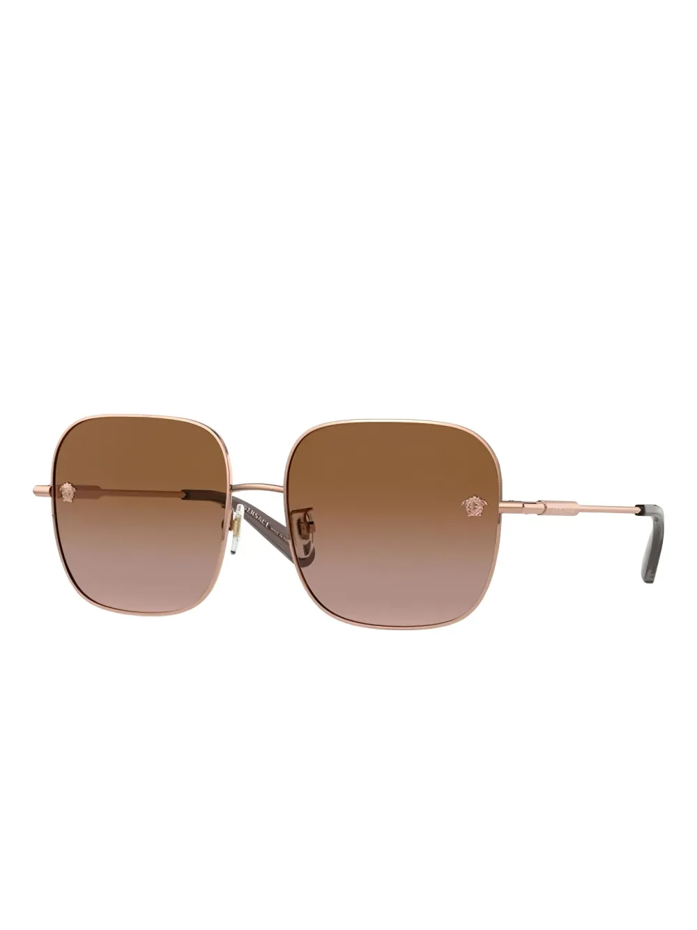 Versace Zonnebril met Medusa-studs Roze