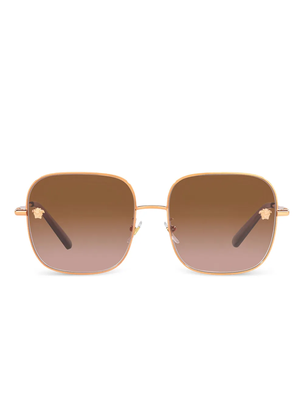 Versace Zonnebril met Medusa-studs Roze