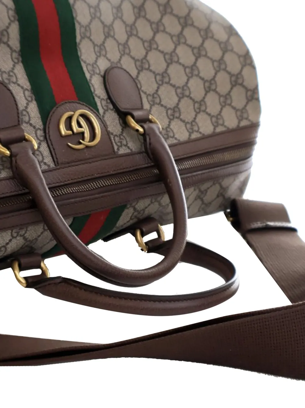 Gucci Pre-Owned 2016-2024 Medium GG Supreme Ophidia Carry-on Duffle Bag boston bag | Pre-Owned | Image 2