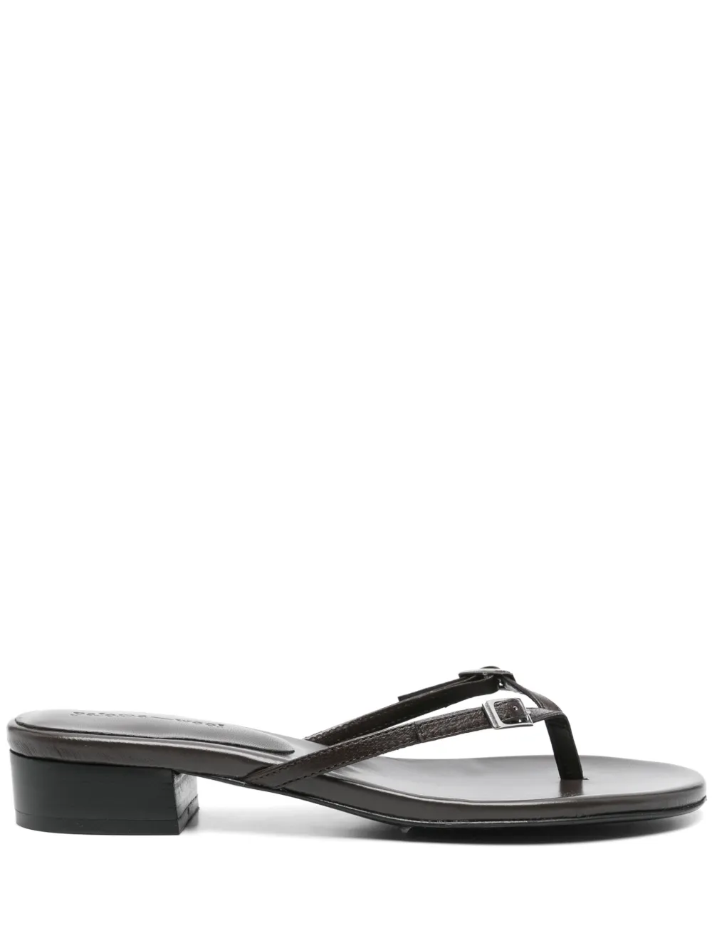 Paloma Wool leather sandals Brown