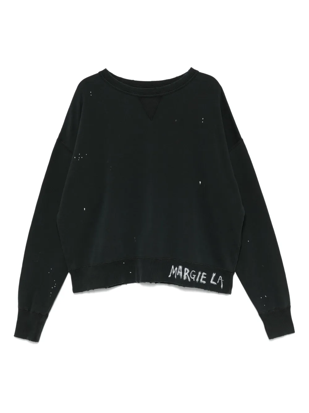 Maison Margiela Katoenen sweater Grijs